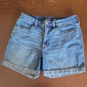 Old Navy Blue Denim Cuffed Shorts